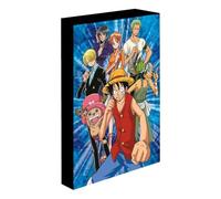 Pyramid One Piece - Luffy with Friends - Canvas Lumineux 40X30 Cm