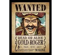 Pyramid ONE PIECE NETFLIX - Gold Roger - Impression encadrée 30x40cm