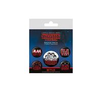Pyramid Pack Badges Stranger Things Logo Multicolore Bp80656