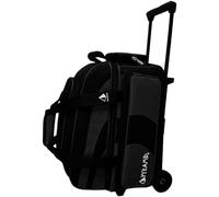 Pyramid Path Pro Deluxe Sac de bowling double à roulettes Noir/noir