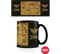 The Legend of Zelda Mug thermo-réactif 315ml / 11oz - (Map) Multicolore
