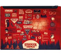 Pyramid SM Entertainment Corée Stranger Things (Upside Down) Trousse à crayons surdimensionnée