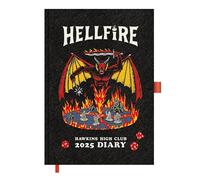 PYRAMID Stranger Things Agenda journalier 2025, format A5, 14,8 x 21 cm, pour les fans de série, parfait pour le bureau et l'école