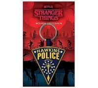 Pyramid Stranger Things: Hawkins Police Woven Keychain (Portachiavi) Ufficiale