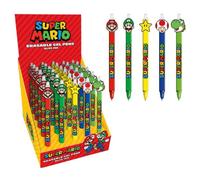 Pyramid International – Stylo à encre gel effaçable Super Mario – Assortiment de couleurs