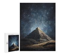 Pyramid Under Starry Sky Puzzle 1000 Pièces Educa Jouet en Bois Cadeau Unique Décoration Intérieure Jeu Éducatif Challenge Toy Adultes Et Enfants À Partir De 14 Ans 500 PCS