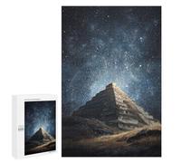 Pyramid Under Starry Sky Puzzle 1000 Pièces Educa Jouet en Bois Cadeau Unique Décoration Intérieure Jeu Éducatif Challenge Toy Adultes Et Enfants À Partir De 14 Ans 1000 PCS