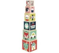 Pyramide 6 cubes Janod Baby Forest G