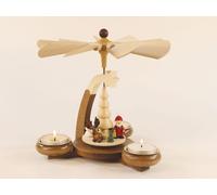 Pyramide À Bougies Design Figurines De Noël HxB 19x19,5Cm NEU Pyramide De Noël