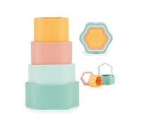 Pyramide à empiler en silicone fleur tropical vibes TU