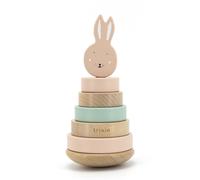 Trixie - Tour à Empiler en Bois Certifié FSC - Jouet d'apprentissage de la Motricité Dès 1 an - Mrs. Rabbit (Lapin)