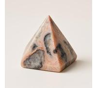 Pyramide Agate folle naturelle 4 cm - Pyramide - Cristaux polis avec propriétés énergétiques, pyramide pierre (Agate folle, 4 cm)