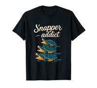 Pyramide Amusante Snapper Addict Tortue Pêche Chasse Nouveauté T-Shirt
