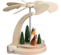 Pyramide Arc Petit Motif Waldarbeiterwichtel 22x18x22cm Neuf Pyramide de Table