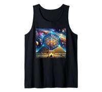 Pyramide avec Cube métatron Géométrie sacrée Débardeur