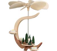 Pyramide C Forme Motif Jägerwichtel Bxhxt = 27x30x27cm Neuf de Table Noël