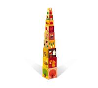 Pyramide Carrée 10 Cubes Les 4 Saisons Multicolore TU