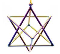 Pyramide chantante en Cristal coloré pour la guérison sonore, Merkaba en Quartz Transparent avec maillet Gratuit, méditation, Pression réduite, équilibrage des Chakras et Cadeau(8 inches)