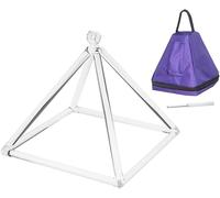 Pyramide Chantante en Cristal De Quartz De 6 Pouces avec étui De Transport élégant, Instrument De Musique pour La Méditation Et La Guérison Sonore., 6inch