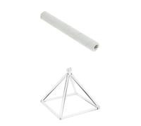Pyramide chantante en cristal | Ensemble de bols de méditation Quartz D Note de qualité supérieure for l'équilibrage des chakras et la thérapie sonore