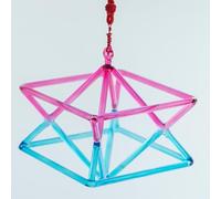 Pyramide Chantante Merkaba En Cristal Transparent, For La Thérapie Sonore, La Méditation, Le Yoga, Instrument De Musique Idéal For La Guérison Des Chakras, Bol Chantant En Cristal(9 inch)