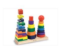 Pyramide cube en bois a emboîter