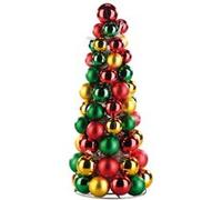 Pyramide de boules de Noël lumineuse G