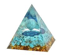 Pyramide de Cristal, Arbre de Vie Pyramide Reiki Guérison Cristal Pyramide, Pyramide de Cristal de Pierre de Lune, pour l'Équilibrage des Chakras, Le Yoga, Méditation, Décoration Intérieure - 6cm