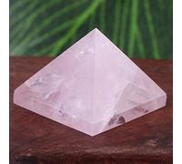 Pyramide de cristal, pyramide de Quartz Rose, Egypte ancienne naturelle pour la chance dans la vie décoration de la maison presse-papiers bonne fortune