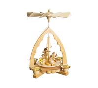 Pyramide de Noël anges musiciens, hauteur 19 cm, Erzgebirge orig.. RG 16312 neuf