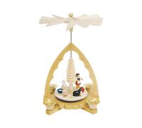 Pyramide de Noël chats, hauteur 19 cm, Erzgebirge originale de Richard Glaesser