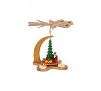 Pyramide de Noël forêt, hauteur 27 cm, multicolore avec lumières.. RG 15873 neuf
