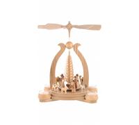 Pyramide de Noël histoire de Noël, 1 étage, hauteur 34 cm, natur.. MU 10352 neuf