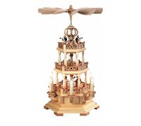 Pyramide de Noël histoire de Noël avec anges, 2 étages, hauteur .. MU 10466 neuf