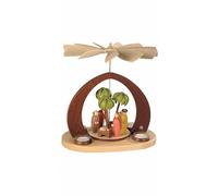 Pyramide de Noël scène de la Nativité, 1 étage, hauteur 36 cm, n.. MU 10389 neuf