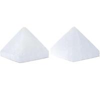 Pyramide de sélénite -- ±5cm
