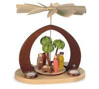 Pyramide de Table Avec Bougie Naissance de Christ 1-stöckig Couleur (