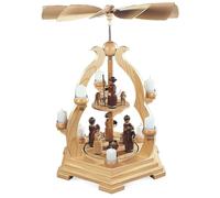 Pyramide De Table Histoire Sainte 2 Assiettes, 1 Niveaux, Naturel