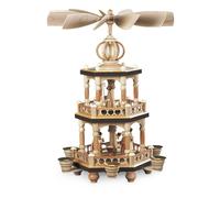 Pyramide De Table Histoire Sainte 2 Niveaux Naturel (LxBxH): 28x28x40cm NEUF