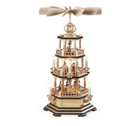 Pyramide De Table Histoire Sainte 3 Niveaux Naturel Éclairée Électriquement