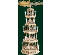 Pyramide de Table Naissance Christ En Nature Jeu Usine Erzgebirge Neuf 14746
