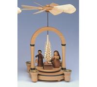 Pyramide de Table Naissance Du Christ Nature Lxpxh = 13x13x23cm Neuf Décoration