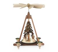Pyramide de Table pour Bougies Ange 4 Figurines 1-stöckig Nature ( Lxbxh ):