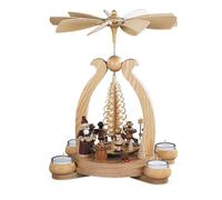 Pyramide de Table Pyramide Arc Avec Bougies Bescherung 1-stöckig Nature Neuf