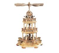 Pyramide de Table Sainte Histoire Avec Ange 2-stöckig Nature (Lxlxh) :3