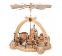Pyramide de Noël vieille ville de Dresde, 1 étage, hauteur 35 cm.. MU 10379 neuf