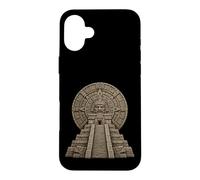 Pyramide de Temple Maya Disque Soleil Pierre Antique Art Relique Art Coque pour iPhone 16 Plus