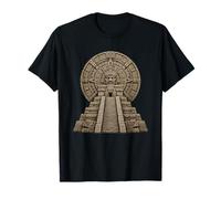 Pyramide de Temple Maya Disque Soleil Pierre Antique Art Relique Art T-Shirt