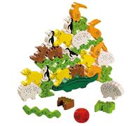 Pyramide des animaux - jeu à empiler multicolore TU