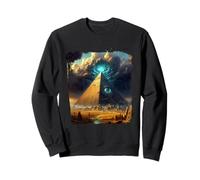 Pyramide des Yeux Qui voient Tous - Art mystère Ancien Sweatshirt